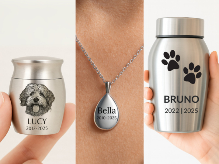 Where to Put Your Dog's Ashes: From Personalised Pet Urns, Keepsakes to Memorial Jewellery