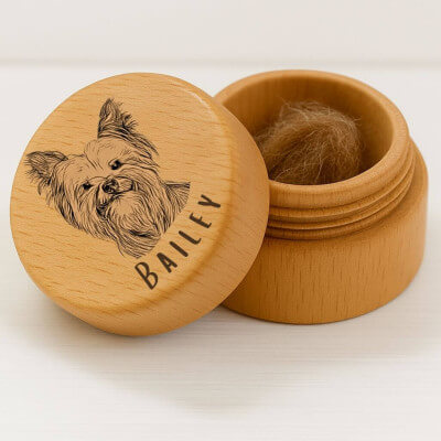 Picture-to-drawing Round Wooden Dog Memorial... Picture-to-drawing Round Wooden Dog Memorial...