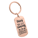 Personalised Dog Memorial Military Keyring - Engraved with Heartfelt Text & Pet's Photo